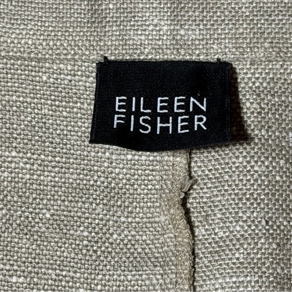 Eileen Fisher Linen Silk Blazer Jacket – Women’s Large – Oatmeal - Picture 9 of 14